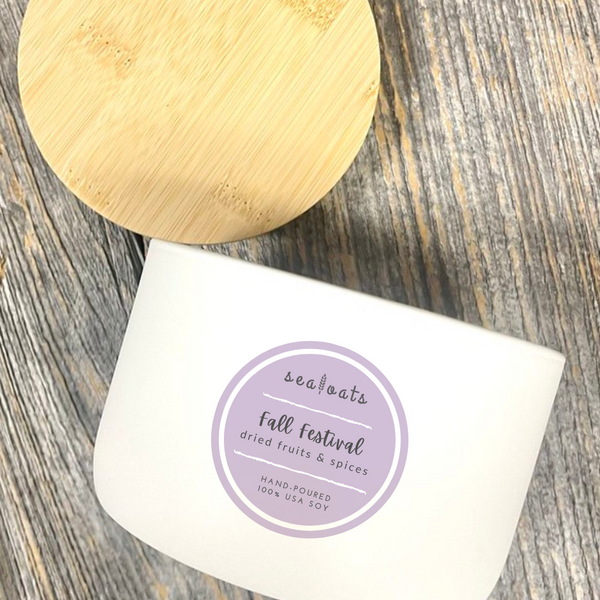 Fall Festival Seasonal Candle: LIMITED QUANTITIES for the fall season!