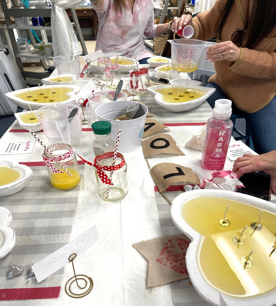 PRIVATE PARTY: Christine's Private Heart Candle Workshop