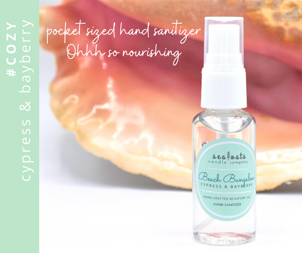 Hand Sanitizer: Coastal Bliss | Sea Breeze | Carolina Christmas | Winterberry | 1 oz. Spray Bottle