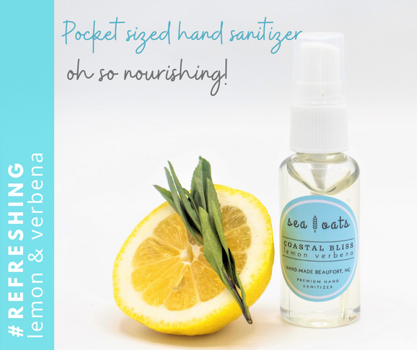 Hand Sanitizer: Coastal Bliss | Sea Breeze | Carolina Christmas | Winterberry | 1 oz. Spray Bottle