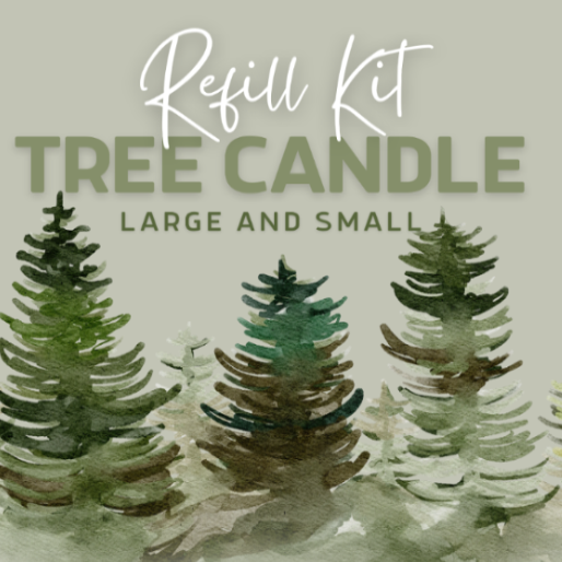 Refill Kit: TREE CANDLES – Sea Oats Candle Company