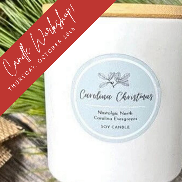Candle Workshop at The Vault October 16th