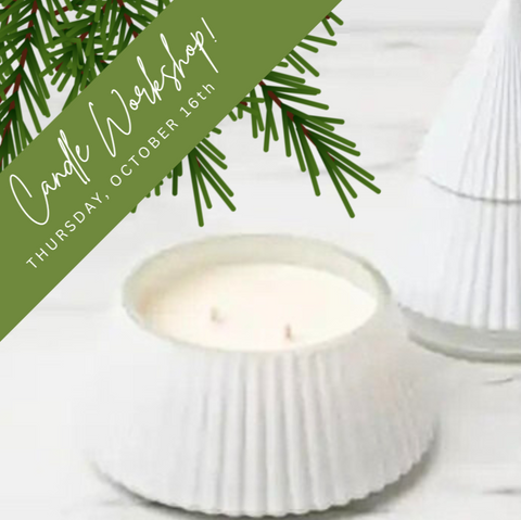 Candle Workshop at The Vault October 16th