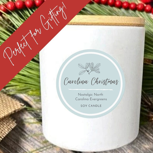 Carolina Christmas Seasonal Candle: LIMITED QUANTITIES for the season