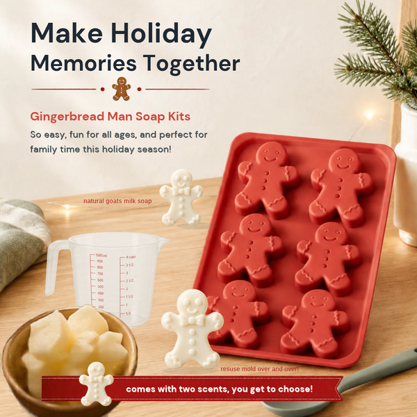DIY Gingerbread Man Soap Kit