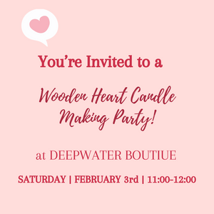 DEEPWATER BOUTIQUE: Heart Candle Party