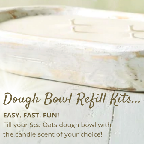 Refill Kit:: Dough Bowl Candle 4-Wicks